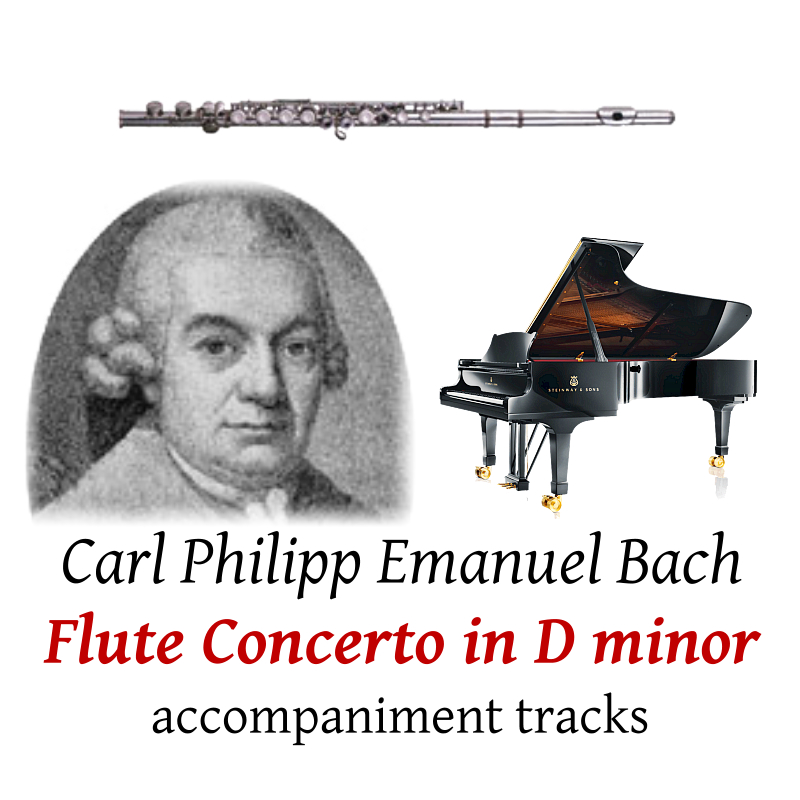 CPE Bach: Flute Concerto in D minor, Wq.22 (H.484.1)