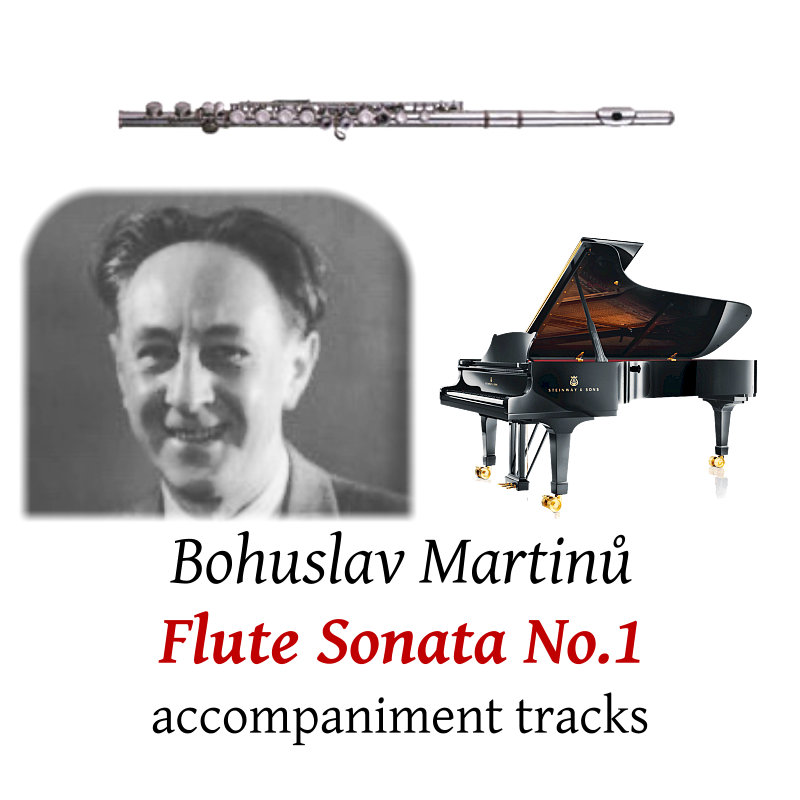 Martinu Flute Sonata No.1 - Piano Accompaniment Play-along Backing Tracks