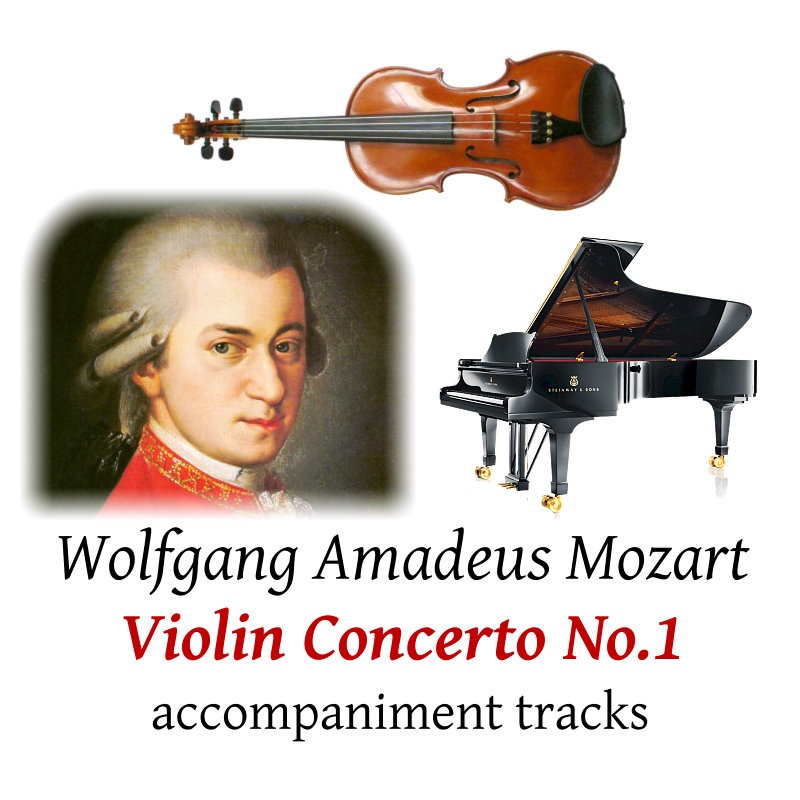 Mozart Violin Concerto No.1 - Piano Accompaniment Play-along Backing Tracks